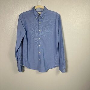 American Eagle Men’s Shirt Size S P Blue Long Sleeve Button Down Cotton